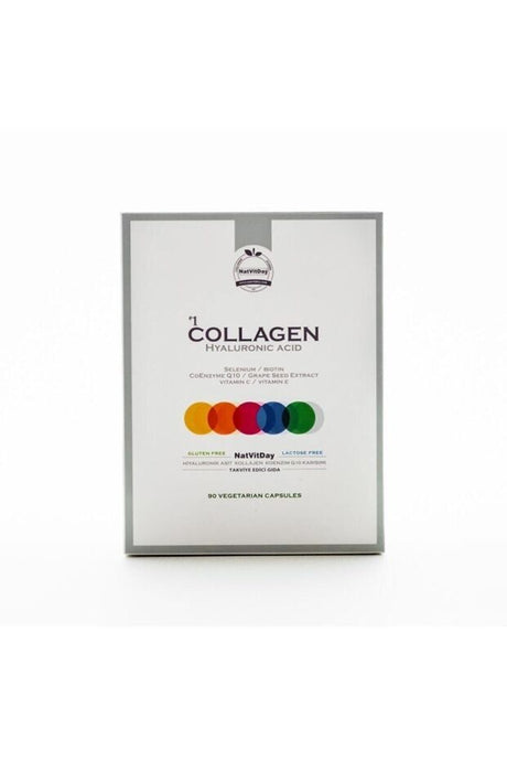 Acide Hyaluronique de Collagène - 90 Capsules Végétariennes
