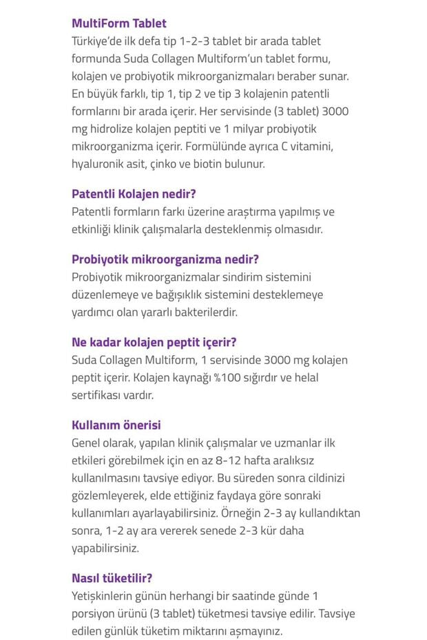 Multiformní tablety - 90 tablet x 2 balení | 3 typy kolagenu + probiotikum