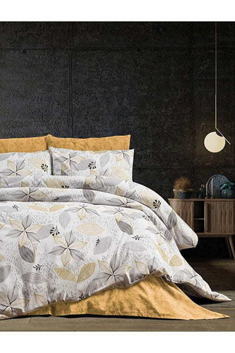 Acelya Double Duvet Cover Set - 4-Piece Cotton Blend