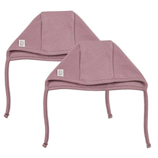 Organic Baby Bonnets 2-Pack, 100% Cotton