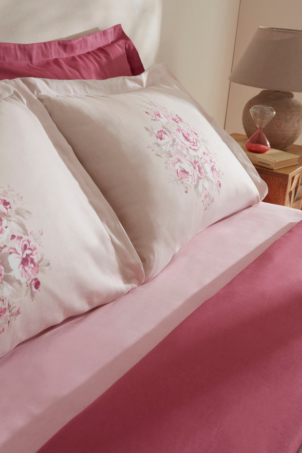Mayron Double Crepe Floral Duvet Cover Set