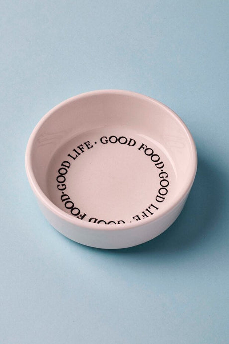 10cm Porcelain Snack & Sauce Bowl - Good Food, Good Life