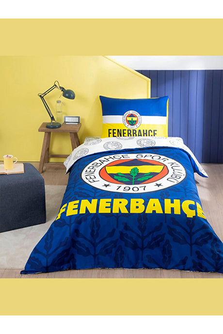 Fenerbahce Single Size Duvet Cover Set - Official Licensed