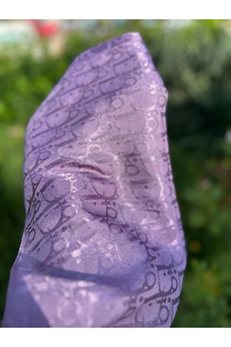 Women's Silky Jacquard Shawl - Elegant