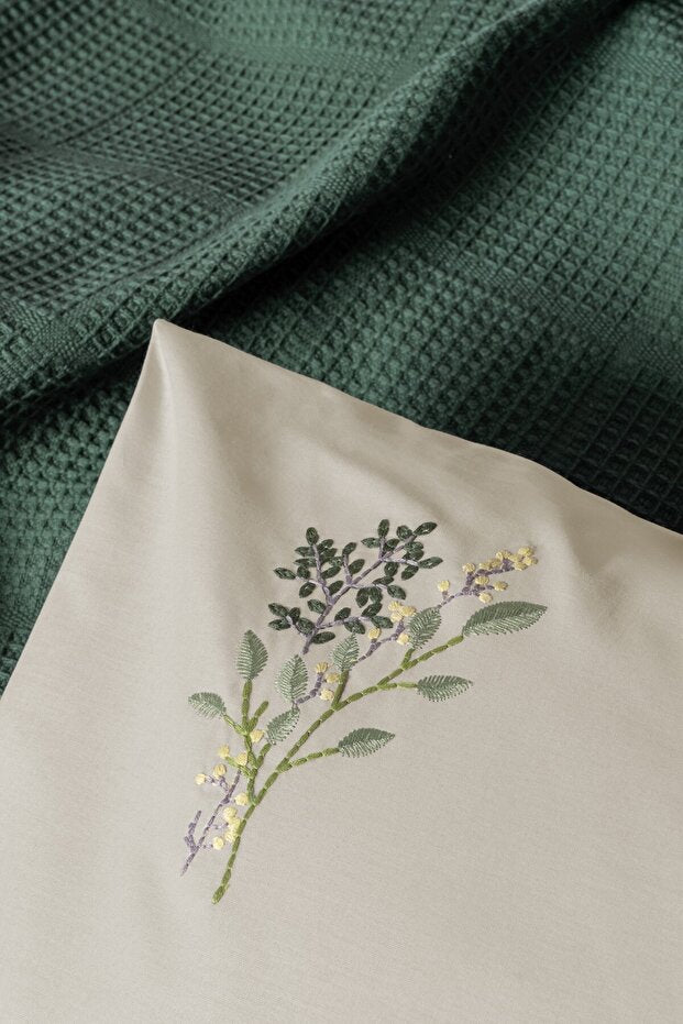 Double Pike Set - Sophia Green, 100% Cotton Comfort