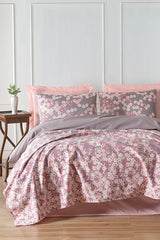Single Pique Set - Floral Pattern, 2-Piece Cotton