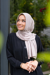Jersey Ready-to-Wear Practical Shawl Scarf - Taupe