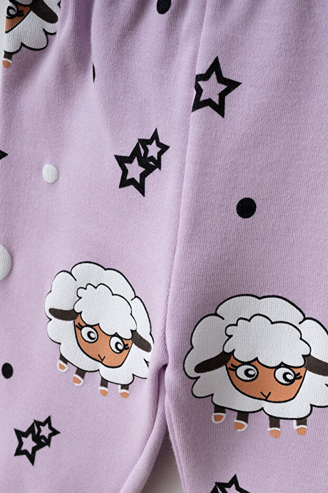 Newborn Baby 3-Piece 100% Cotton Little Lambs Outfit Set 0-3 Months