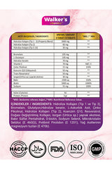 5 Arten von Kollagen mit Keratin, Biotin, Zink - 60 Tabletten