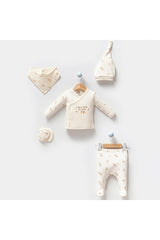 Newborn Floral 5-Piece Romper Set - 0-3 Months