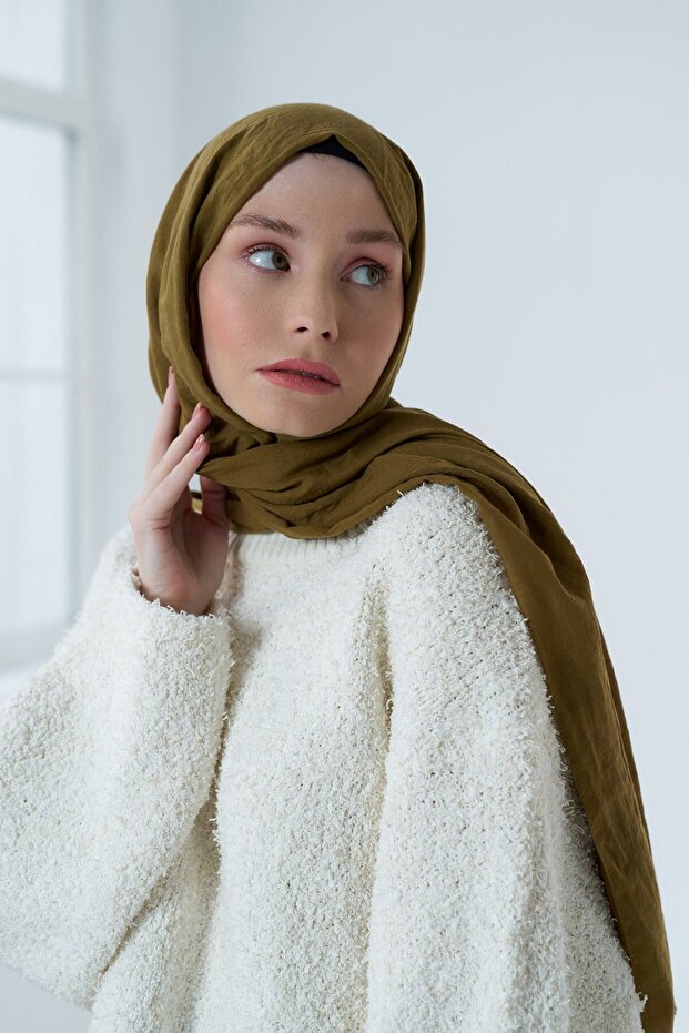 Neo Soft Cotton Shawl - Dark Bronze