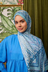 Colección Marrakech Chal Suave - Azul Hielo