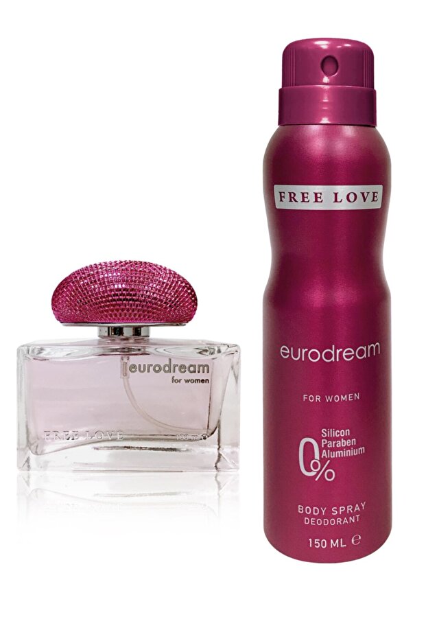 Eurodream EDP Women's Perfume 100ml & Deodorant 150ml Gift Set