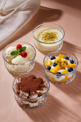 Ramekin 4-Piece Oven Dish Set - 10x5 cm, 0.2 L Borosilicate Glass