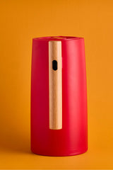 Nordic Style Vacuum Thermos - 1000ml Capacity, Red