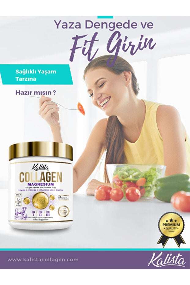 Prašek s peptidy - Hořčík, HA, Elastin - 40 porcí