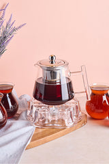 Glass Teapot Warmer Stand - 14 cm Heater Base
