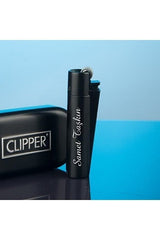 Personalized Matte Black Lighter with Gift Box