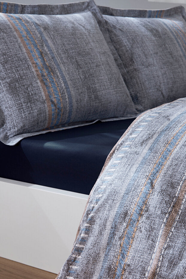 Colorado Double Duvet Cover Set - 4 Piece, 100% Cotton