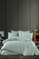 Cotton Sateen Double Duvet Cover Set - 4 Pieces
