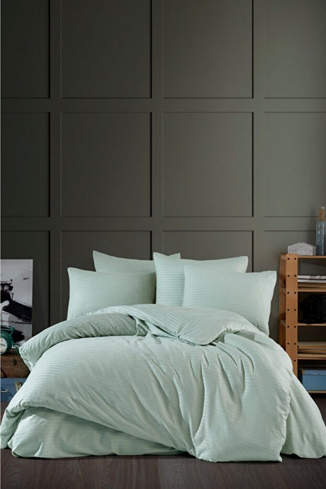 Cotton Sateen Double Duvet Cover Set - 4 Pieces