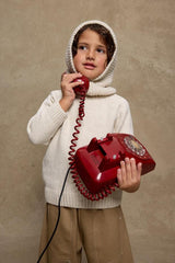 Cagoule tricotée pour enfant - Pierre