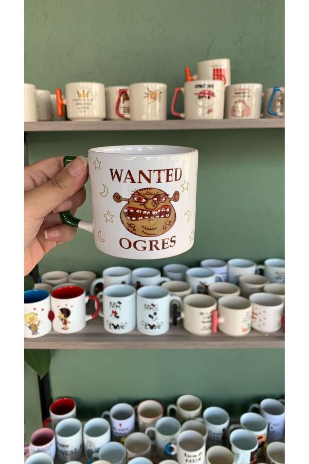 Shrek & Fiona Design Couple Mug Set - 200ml x 2