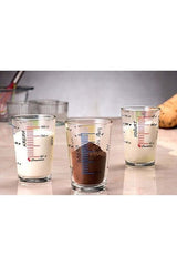 Pasabahce Professional Glass Measuring Cup Set - 3-Piece