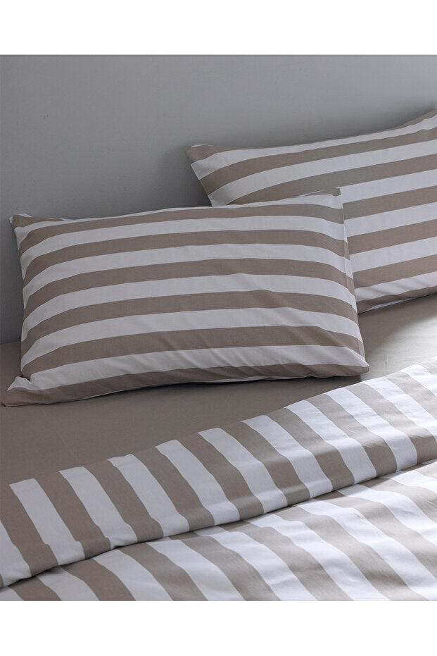 Avignon Double Duvet Cover Set - 100% Cotton Beige