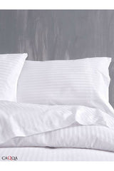 Double Striped Satin Duvet Cover Set - 3 Pieces, 200x220cm