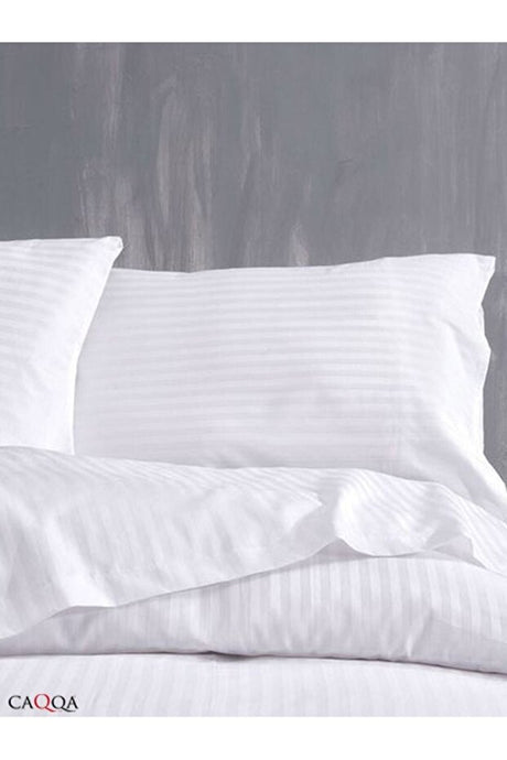 Double Striped Satin Duvet Cover Set - 3 Pieces, 200x220cm