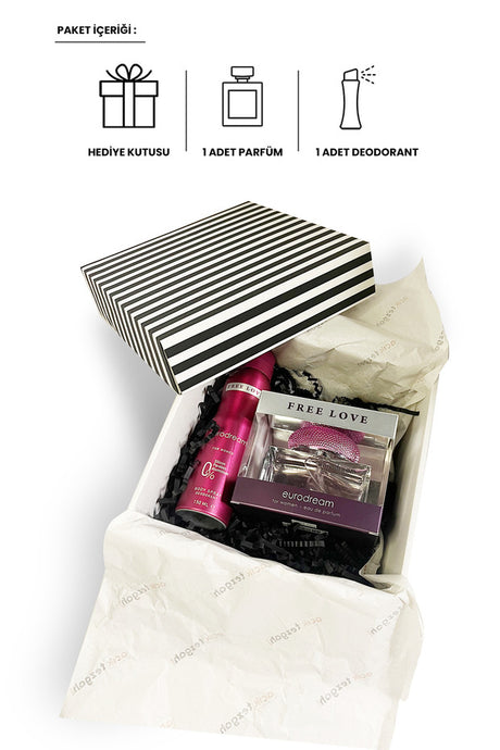 Eurodream EDP Women's Perfume 100ml & Deodorant 150ml Gift Set