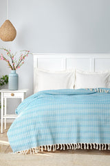 Destina Turquoise Double Size Cotton Blend Cover