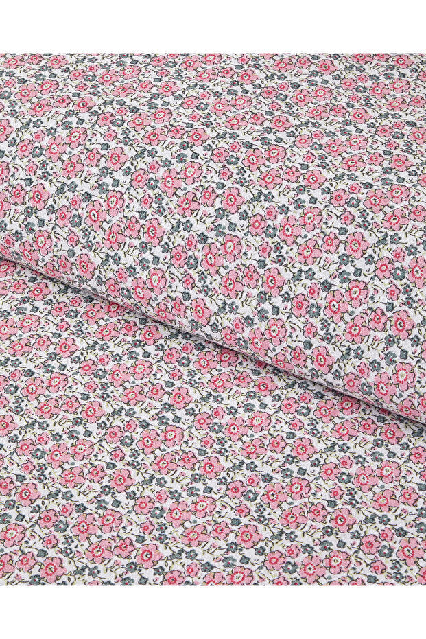 Bright Floral Ecosoft Single Pike - 150x220 cm Pink