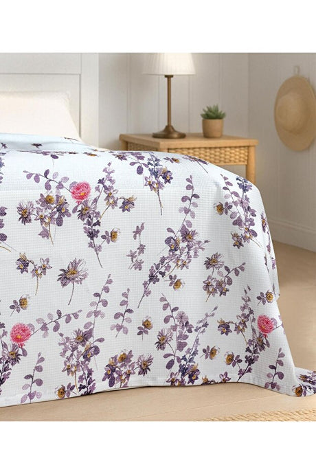 Cotton Collection Single Pike - Flora Lavender Floral 160x230 cm