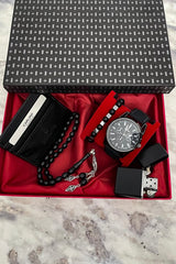 Men's Gift Set - Watch, Lighter, Prayer Beads & Card Holder