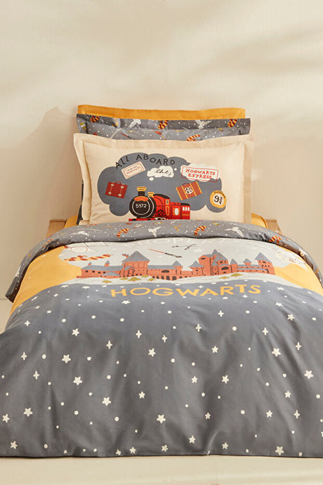 Hogwarts Single Duvet Cover Set - 100% Cotton