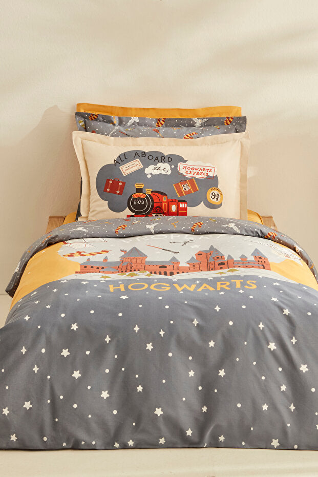 Hogwarts Single Duvet Cover Set - 100% Cotton