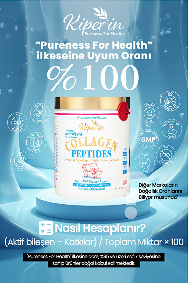 Doppel-hydrolysierte Kollagenpeptide - 500g unaromatisiertes Pulver