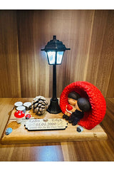 Romantic Light-Up Couple Figurine with Personalized Plaque