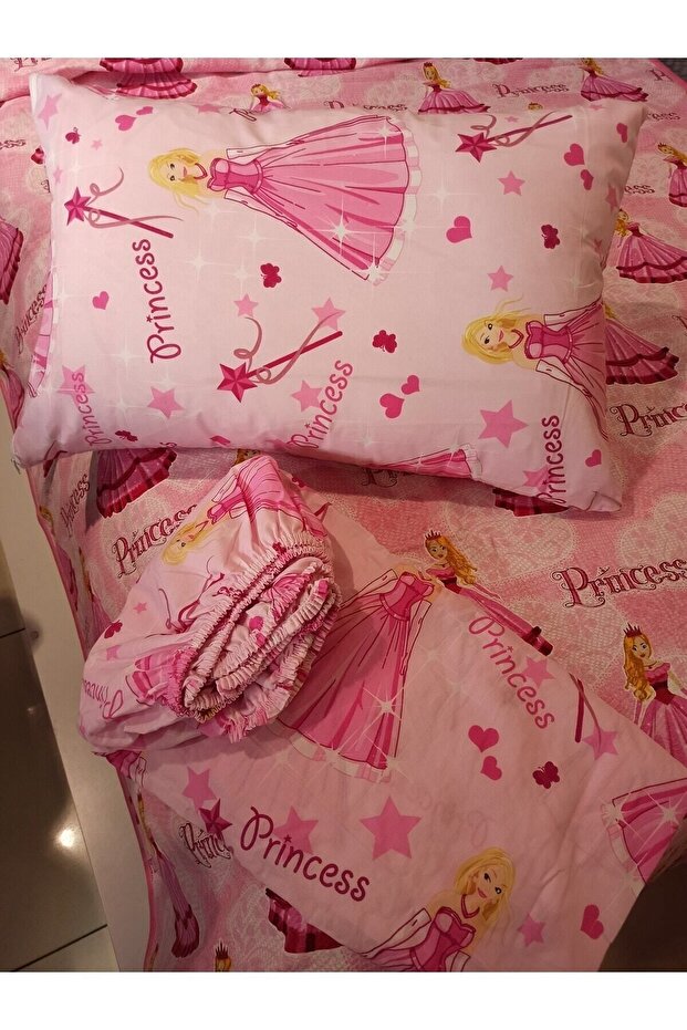 Princess Pattern Single 100% Cotton Pike Bedding Set
