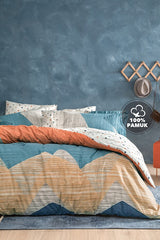 Aden Ranforce Double Duvet Cover Set - 100% Cotton, 200x220cm