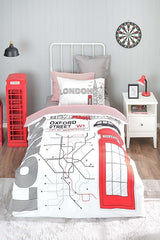 Young London 100% Cotton Single Duvet Cover Set