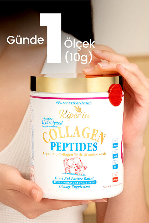 Doppel-hydrolysierte Kollagenpeptide - 500g unaromatisiertes Pulver