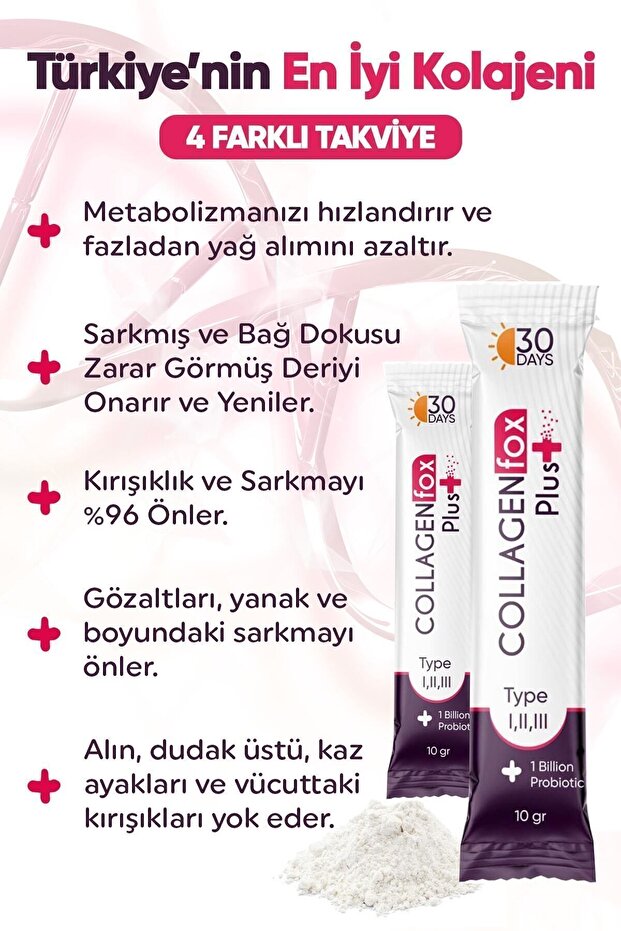 Supplément en poudre de collagène 5000mg - 30 sachets pour une peau radieuse