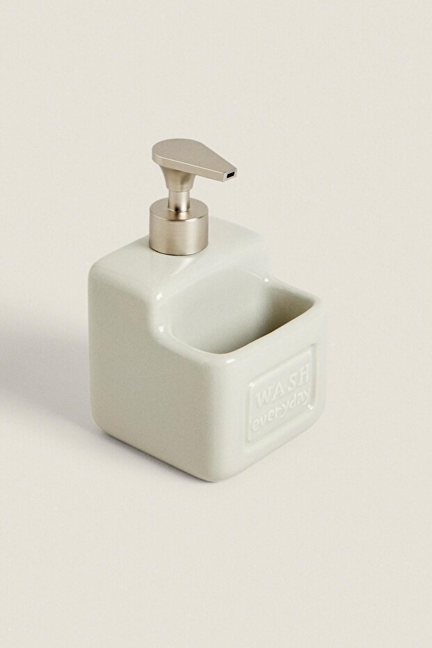 Liquid Soap Dispenser - 500ml Modern Porcelain Design