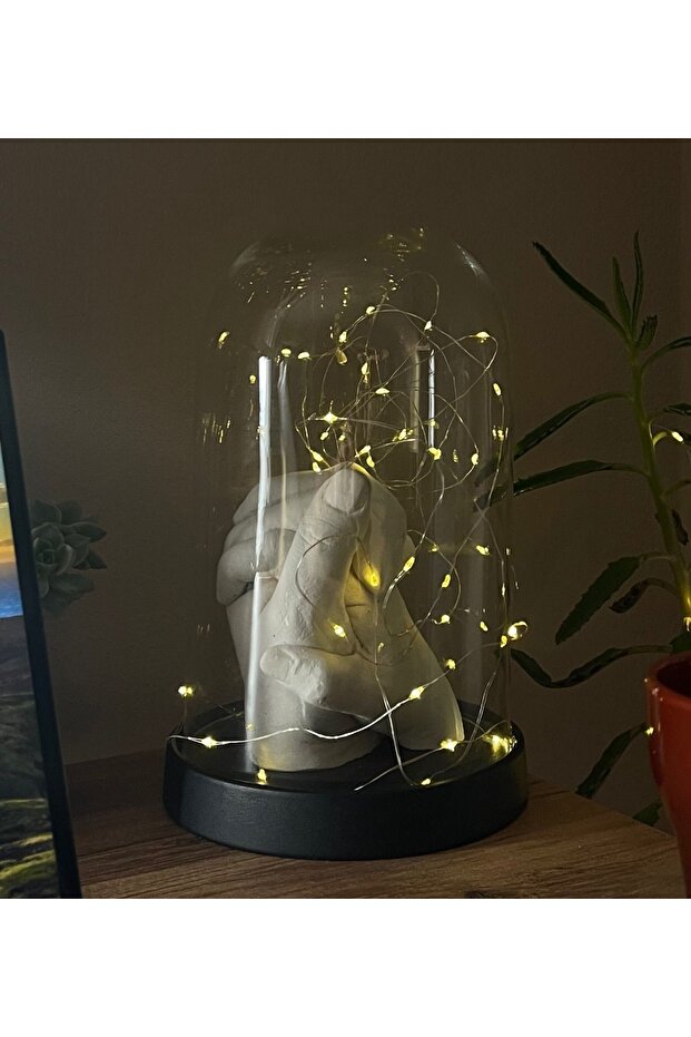 DIY Hand Casting Kit with LED Dome Display - Create Unique Keepsakes