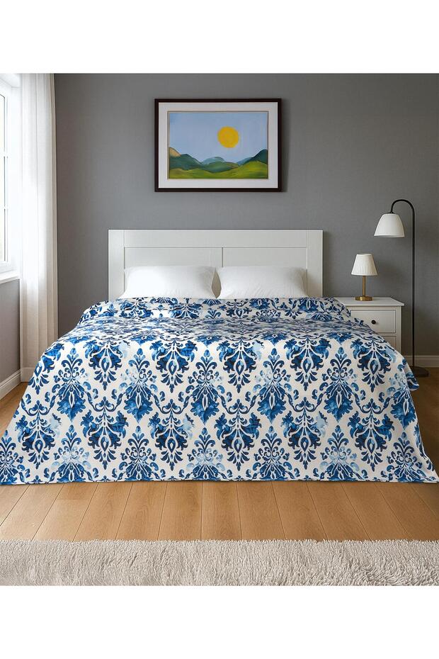 Single Pike Blanket - Mediterranean Blue 160x230 cm