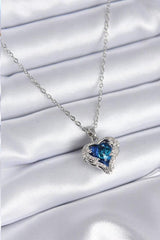Heart Galaxy Steel Necklace - 53/55 cm