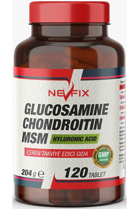 Nevfix Glucosamine Chondroitin MSM - 120 Tablets for Joint Health